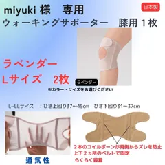 【miyuki様専用】ウォーキングサポーター　薄型　通気性　軽量　夏サポーター　ひざサポーター　膝　サポーター　日本製