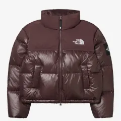 THE NORTH FACE ヌプシ ダウンジャケット ブラウン・ブラック THE NORTH FACE（ザノースフェイス）の「THE NORTH FACE