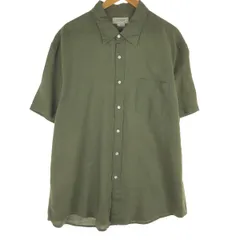 古着 ジェイクルー J.Crew 半袖 リネンシャツ メンズXL/eaa454677