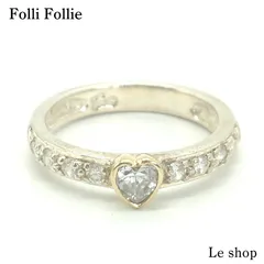 Folli Follie フォリフォリ ハート リング レディース 中古