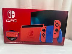 Nintendo Switch マリオレッド×ブルー セット　キャリングケース付き　箱あり HAD-S-RAAAF 動作確認済み　中古　（r70630a4）
