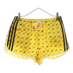 GUCCI (グッチ) ×adidas 693439 GGインターロッキング トレフォイル ジャージショートパンツ レディース 693439 XJEGVのサムネイル