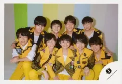 【中古】生写真(ジャニーズ) 少年忍者/集合(9人)/横型・膝上・座り・衣装黄色.白・瀧陽右手左手首/「ジャニーズ銀座2020 Tokyo Experience」グッズオフショット/公式生写真