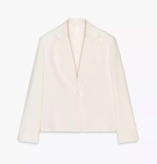 新品未使用ZARA(ザラ)ホワイトデニムシャツジャケットGジャン - メルカリ
