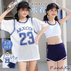 水着 レディース 体型カバー フィットネス水着 セパレート 3点セット 半袖 ショートパンツ ママ水着 競泳水着 スポーツ 運動 ビーチウェア
