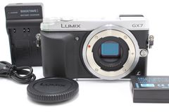 160ショット！パナソニック(Panasonic) GX7 ボディ シルバー DMC-GX7-S ルミックス LUMIX