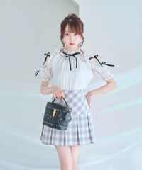 ANDMARY】Becky check mini dress