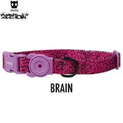 zee.dog ジードッグ COLLARS/首輪 BRAIN(ブレイン) サイズM (中型犬用) 999462　 Zee.Townコレクション 