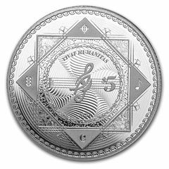 2022年トケラウ「ビバット•ヒューマニタス」純銀1オンス銀貨 - メルカリ