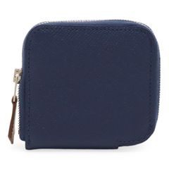 HERMES エルメス アザップシルクイン コンパクトミニ コインケース 小銭入れ ラウンドファスナー ヴォーエプソン レザー ブルーサフィール A刻印