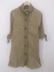 ◇ LASUD ラシュッド ハイネック 長袖 ロング コート サイズ9号 ベージュ系 レディース P  【1301100008927】のサムネイル