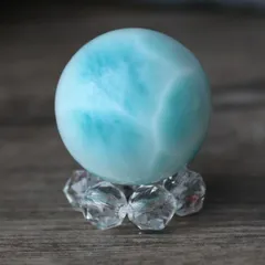 ラリマー ブルーペクトライト 21mm 天然石 丸玉 スフィア ビーズ プレゼント