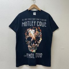 GILDAN ギルダン Tシャツ 半袖 Motley Crue モトリークルー 2015年ファイナルツアー プリント 半袖 バンド Tシャツ バンT