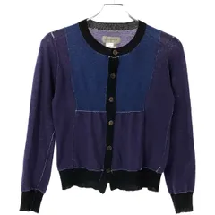 Yohji Yamamoto FEMME ヨウジヤマモト ファム 10SS インサイドアウトパッチワークニットカーディガン FJ-K10-963 ミックス 2のサムネイル
