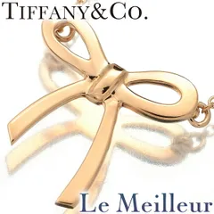 ティファニー ボウ リボン ネックレス   K18 TIFFANY&Co.  中古 プレラブド 返品OKのサムネイル