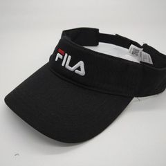 帽子 サンバイザー メンズ 人気ブランド FILA  フィラ サイズ調整アジャスター付き コットン100% アメリカンモデル USA 直輸入モデル 男女兼用 送料無料 02692