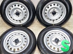 155/80R14 88/86LT 
ダンロップ エナセーブ VAN01 
トヨタ純正 AL 
14x5.0  100-4穴 
中古タイヤ サマータイヤ ホイールセット 4本セット
 s14250422030
