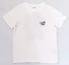 【中古】Tシャツ つばきファクトリー グラフィックTシャツ(半袖) ホワイト Mサイズ 「HELLO! PROJECT×GU」