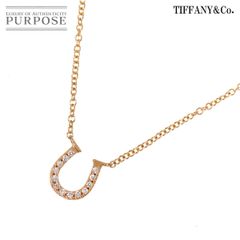 ティファニー TIFFANY&CO. メトロ ホースシュー ダイヤ ネックレス 40cm K18 PG 750 Soleste Necklace 90246977