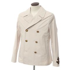 【新品アウトレット】シーラップ Sealup 2022年春夏 AMALFI PEACOAT リップストップポリエステル ピーコート ライトベージュ【サイズ50】【メンズ】