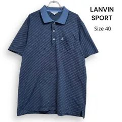値下げ【新品未使用】LANVIN ゴルフ長袖シャツ ネイビー 値下げ【新品未使用】LANVIN ゴルフ長袖シャツ ネイビー LANVIN