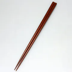 天然木製 銘木菜箸 紫檀仕上 32cm お箸 おはし さいばし 菜ばしのサムネイル