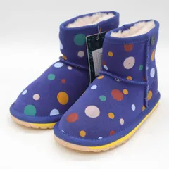 エミュー ブーツ 未使用 K12150 Circus Spot Mini 靴 シューズ キッズ 男の子用 K10/15サイズ ブルー EMU Australiaのサムネイル