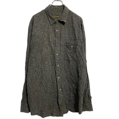 Timberland 長袖 チェックシャツ XL ブラウン ティンバーランド ビッグサイズ 古着卸 アメリカ仕入 a702-7613のサムネイル