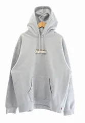 シュプリーム SUPREME × Burberry バーバリー 22SS Box Logo Hooded Sweatshirt ボックス ロゴ プルオーバー スウェット パーカー XL 灰色 グレー ブランド古着ベクトル 中古 ☆AA★ 231213のサムネイル