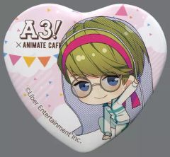 [중고] 배지·핀즈(캐릭터) 우키 치케이[A3!(에이스리)×animatecafe 트레이딩 하트형 캔 배지 운동회 ver. A그룹]