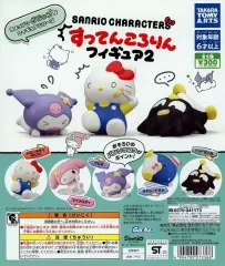 【中古】紙製品 ガチャ台紙 「サンリオキャラクターズ すってんころりんフィギュア2」