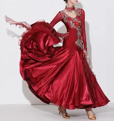 新品 未使用 新作 ダンスウェア ラテンダンス 舞台 発表会 ダンス衣装 社交ダンス 社交ダンスドレス スタンダードドレス モダンダンス オーダーメイド