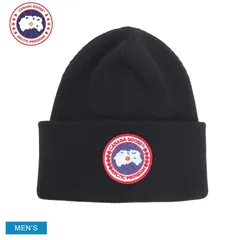 【美品未使用・正規品】カナダグース　ビーニー　ニット帽　ネイビー ネイビー（紺）系 CANADA GOOSE(カナダグース) ニットキャップ