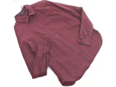MACPHEE マカフィー トゥモローランド ギンガムチェック シャツ size38/レンガｘ紺 ■◇ レディース