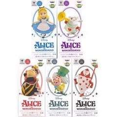 [중고]Disney 디즈니 캐릭터즈 월드 콜렉터블 피규어 story.01 [신비의 나라의 앨리스] 전 5종 세트