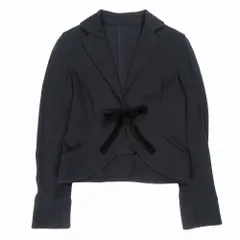 【極美品】courreges クレージュ レザージャケット ノーカラー羊革 黒 極美品】courreges クレージュ レザージャケット ノーカラー羊革 黒