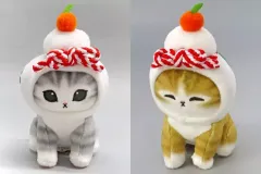 mofusand もっちり鏡餅にゃんぬいぐるみ　モフサンド 新グッズのお知らせ】 「もっちり鏡餅にゃんぬいぐるみ」 🐾12月16日