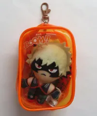 【中古】グッズセット 爆豪勝己 プラッシュケース＆バッジセット 「僕のヒーローアカデミア」 ユニバーサル・スタジオ・ジャパン2024限定