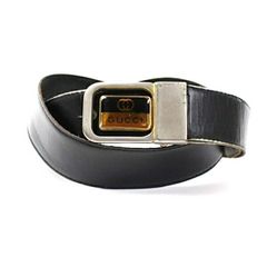 グッチ レザー ベルト ブラック 全長109ンチ
