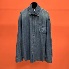 現行 美品☆ LOEWE ロエベ 長袖シャツ ロゴ刺繍 ギンガムたチェック LOEWE ギンガムチェックシャツ 長袖（クリーニング済） - メルカリ