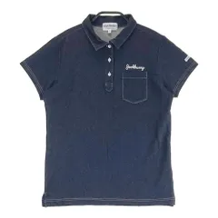 サイズ：1 JACK BUNNY ジャックバニー  半袖ポロシャツ  ネイビー系 [240101375768]# ゴルフウェア レディース ストスト