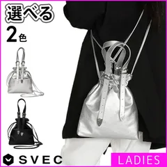 【新品】 巾着ショルダーバッグ レディース SVEC シュベック シルバー 銀色 グレー ハンドバック トートバッグ 斜め掛け 肩掛け メタル 巾着バッグ 通勤 おしゃれ モード系 かっこいい バッグ 鞄 ブランド フリー IPG323-1-CP