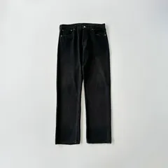 90s リーバイス501 USA製　ブラックデニム　後染め　サルファ　刻印552　Y2403