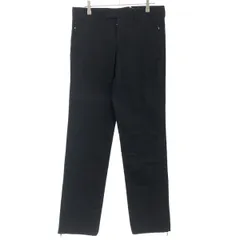 PRADA SPORT スラックス　パンツ　裾サイドジップ　ロゴ　44 コットン PRADA SPORT