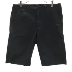 G1950 日本製 ヘリンボーン柄 ショートパンツ L ブラック メンズ 古着