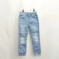◇ Θ EDWIN エドウィン ウエストゴム キッズ デニム サイズ110 ブルー 男の子 女の子 E  【1412090023071】