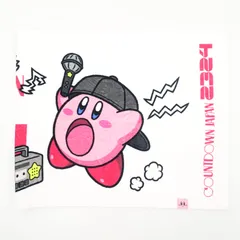 星のカービィ COUNTDOWN JAPAN 2324 コラボ フェイスタオル CDJ2324