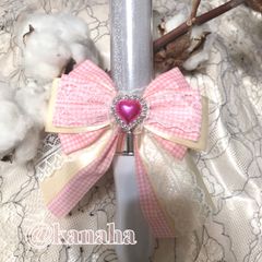 ❤︎ギンガムチェック❤︎ 量産 キンブレ ペンラ 推しりぼん