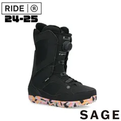 【比較的美品_即日発送】RIDE ライド スノボブーツ　SAGE サージ24cm RIDE SNOWBOARD 2024-2025 『 SAGE 』 ライド セイジ ブーツ