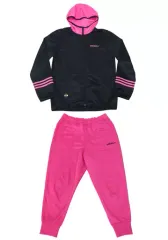 【中古】衣類その他(女性アイドル) 佐々木彩夏(ももいろクローバーZ) ももクロ×adidas NEO Labelジャージ上下セット ピンク×ブラック XSサイズ 「ももクロ ポシュレの玉手箱だZ」